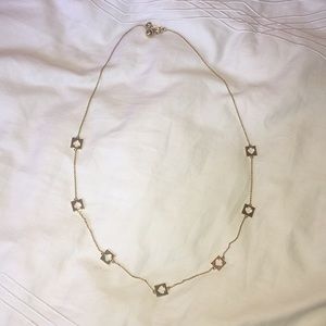 Kate Spade gold “spade” necklace